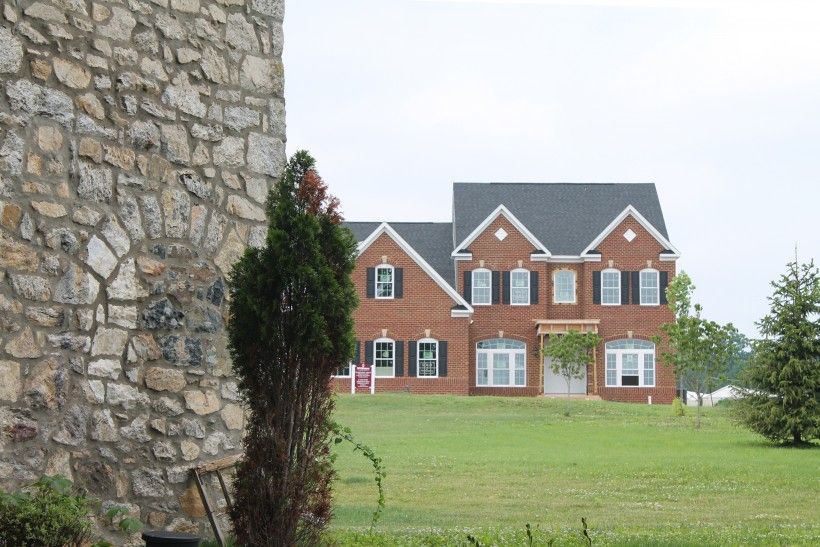 Detail of Historic House with New Construction