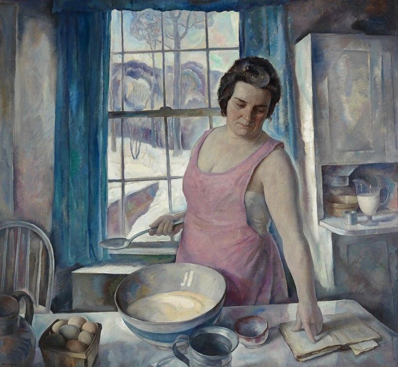 N. C. Wyeth (1882 - 1945), The Recipe Book, 1933, oil on canvas. 48 1/8 × 52 1/8 in. Bequest of Carolyn Wyeth, 1996