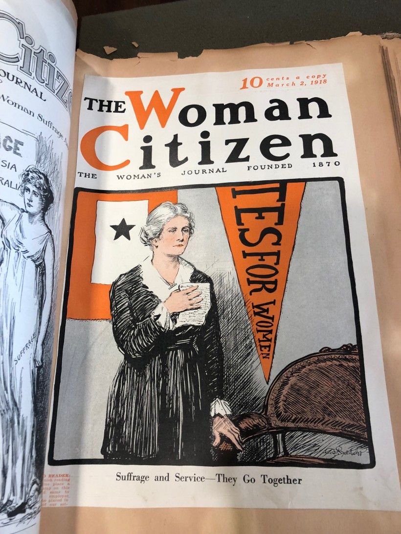 Page from Carrie Chapman Catt Scrapbook, 1910-1940, National Woman’s Party Scrapbook Collection