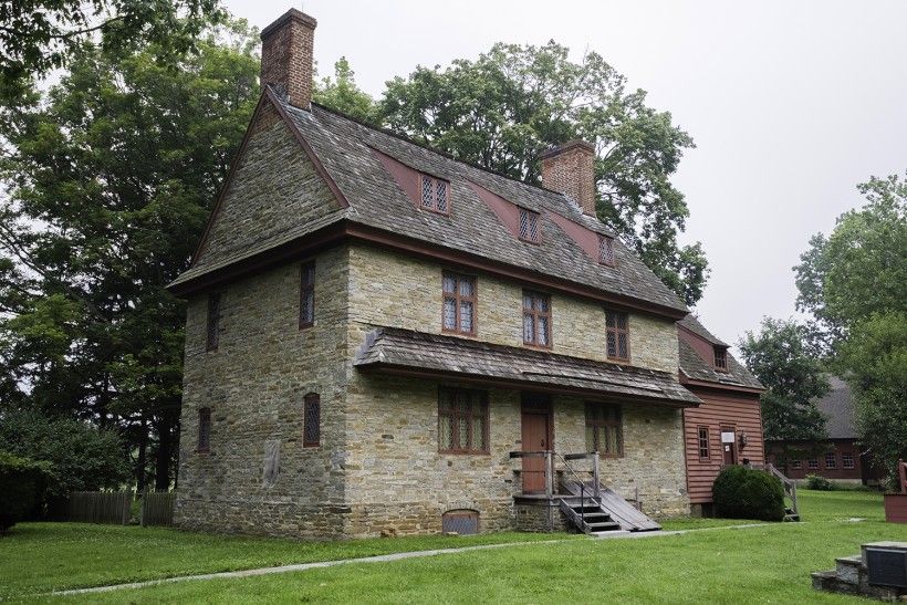 BEFORE photo of the Brinton 1704 House. Photo Credit: John Milner Architects, Inc.