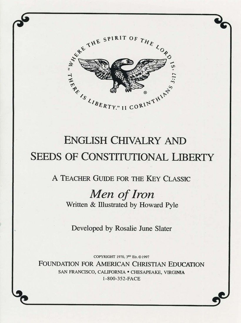 A copy of the Foundation for American Christian Education’s teacher guide (1997).