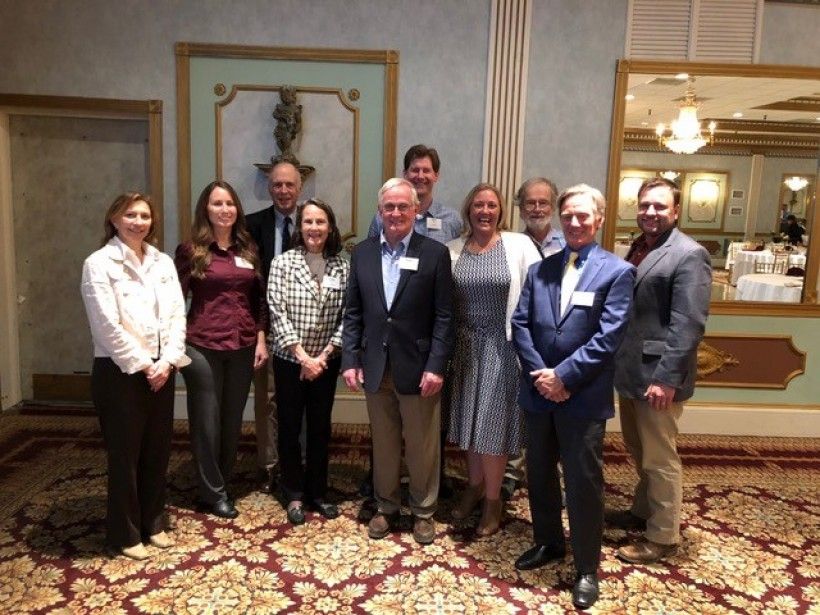 S.A.V.E. Board members pictured with Tom Murphy (front row, 4th from left) and Sonia Huntzinger (1st from left). Picture courtesy of S.A.V.E.