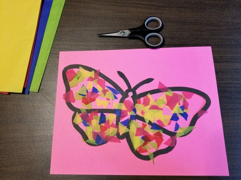 DIY Stained Glass Butterfly