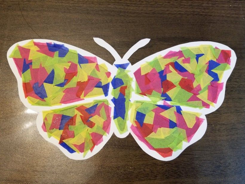 DIY Stained Glass Butterfly