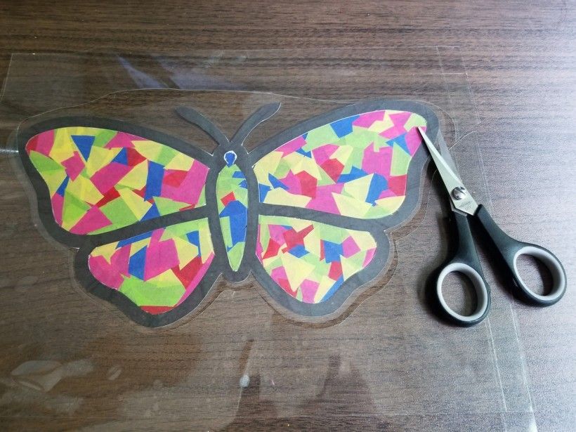 DIY Stained Glass Butterfly