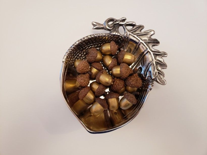 bowl of acorns