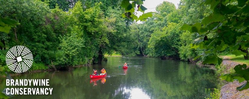 Canoers along the Brandywine