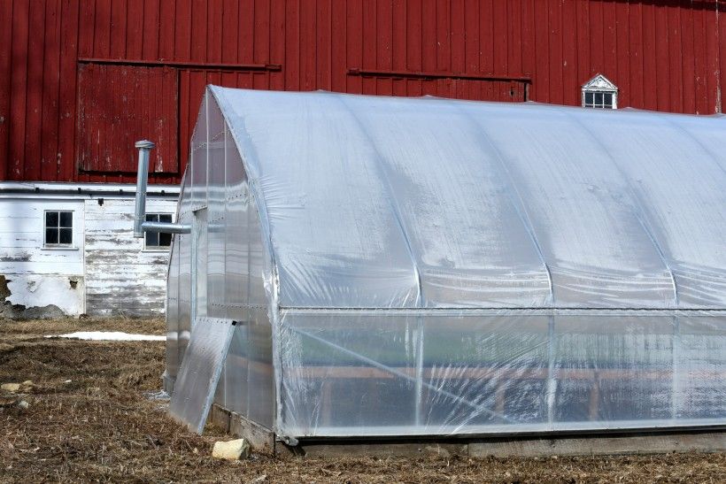 New Hoop House at Miller Farm