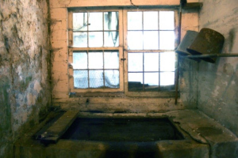 Inside Kuerner Barn. Photograph by Emily