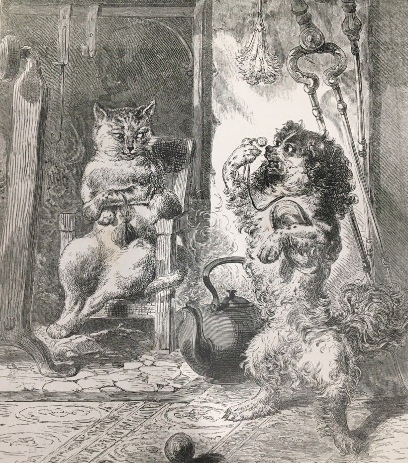 Stephens’ illustration for “Mother Goose’s Melodies” in The Riverside Magazine, September 1867 Stephens’ illustration for “Mother Goose’s Melodies” in The Riverside Magazine, September 1867