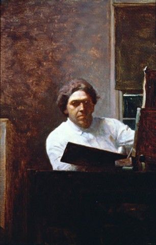 N.C. Wyeth, Self-portrait, 1913, oil on canvas. Private collection.