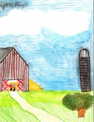 Capria Kempista; 5th grade; 2015; mixed-media; 9 x 12 in., Avon Grove Intermediate School; West Grove, PA.