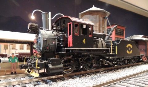 Brandywine Railroad model train display. 