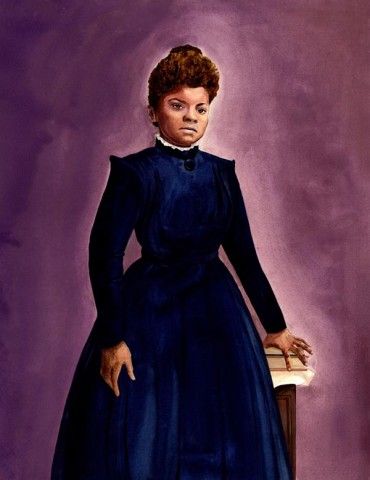 Ida B. Wells portrait by Shadra Strickland 