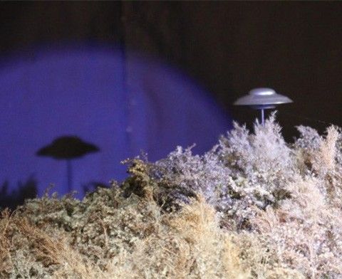 A UFO new to our A Brandywine Christmas train display for 2016