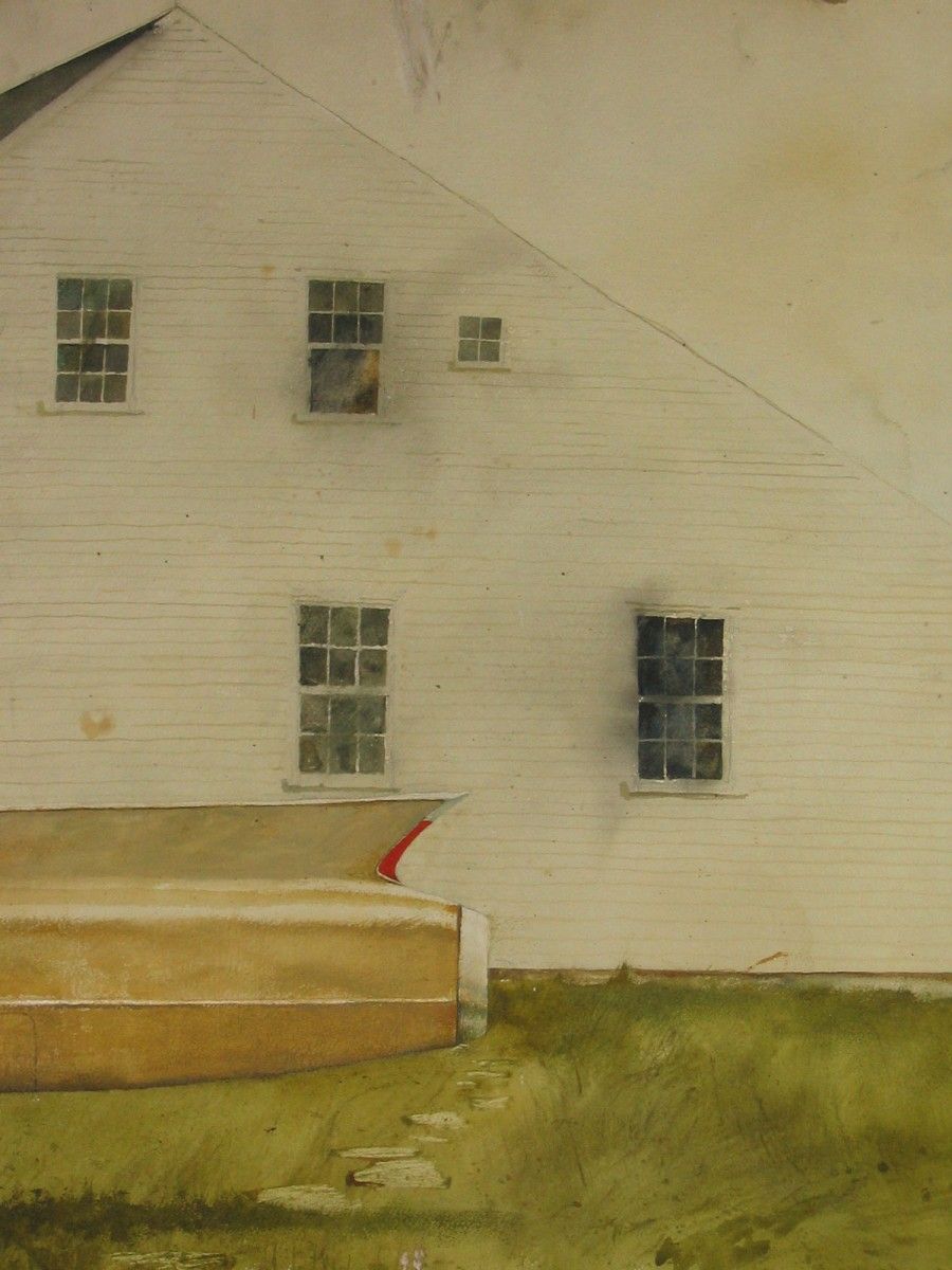 Jamie Wyeth (b. 1946), Pom Pom’s Cadillac, Broad Cove Farm, n.d., watercolor on paper, 24 3/4 x 19 in. Private collection