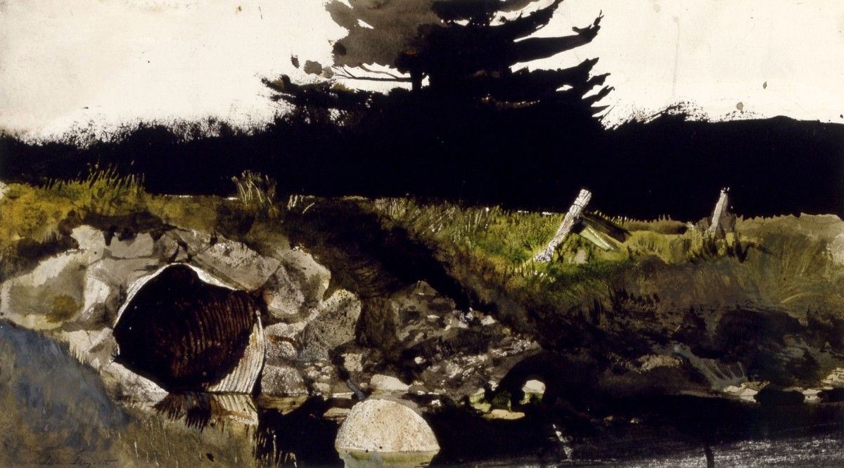Andrew Wyeth, The Culvert, 1963