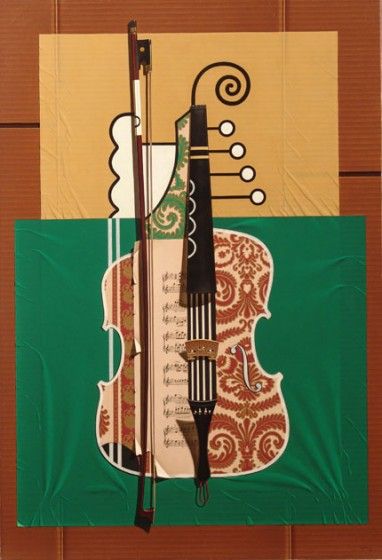 Gary Erbe: Virtuoso, 1982 Oil on canvas, 32 x 22 inches. Courtesy Godel & Co., New York