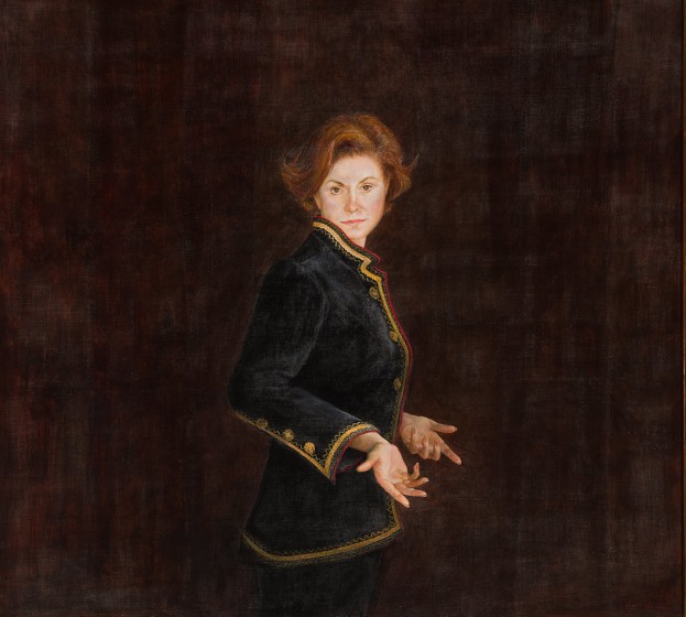 George A. Weymouth (1936-2016), Mrs. Battle, 1991, Egg tempera on panel, Anonymous gift, 2001