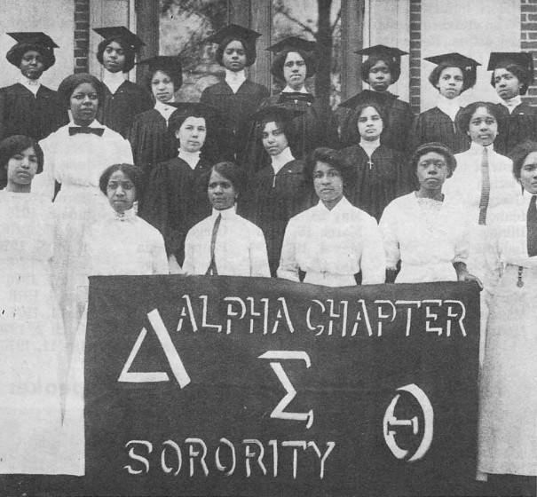 Delta Sigma Theta Sorority, 1913. Image courtesy of the Howard University Magazine.