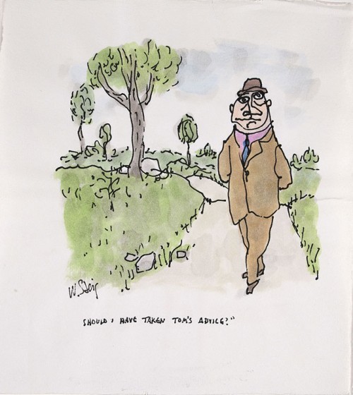 William Steig (1907-2003), Should I have taken Tom’s Advice?, circa 1985