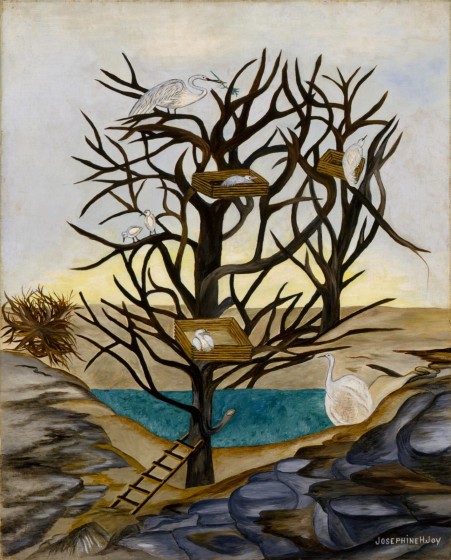 Josephine Joy (1869-1948), Waterbirds Nesting, c. 1935-39 Oil on canvas, 29 7/8 x 24 inches Smithsonian American Art Museum