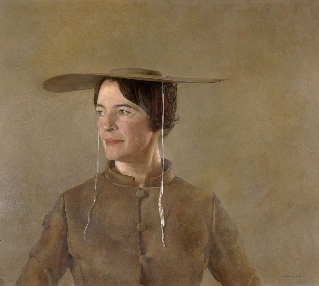 Andrew Wyeth (1917 - 2009), MAGA’S DAUGHTER, 1966, tempera on panel. Andrew and Betsy Wyeth Collection.